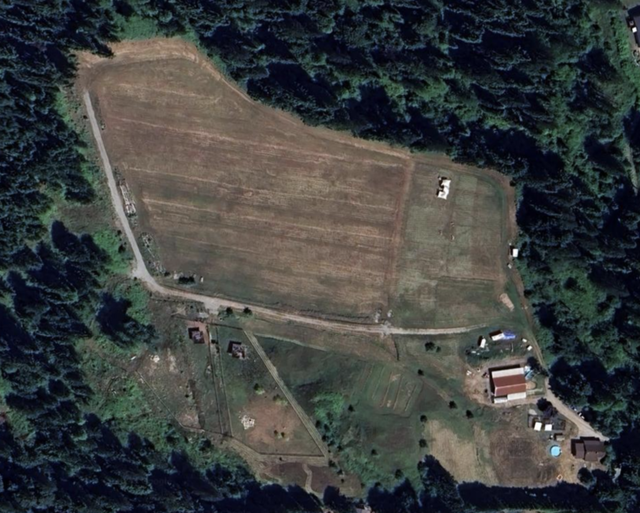 PEACE Sanctuary location satellite view A satellite view of the PEACE Sanctuary location, showing the location of the animal enclosures relative to the other buildings.